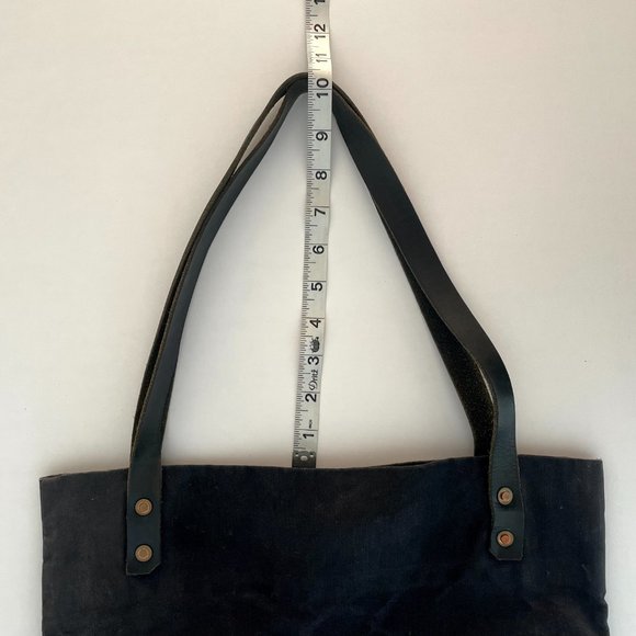 Awl Snap Canvas Leather Tote - Picture 6 of 7